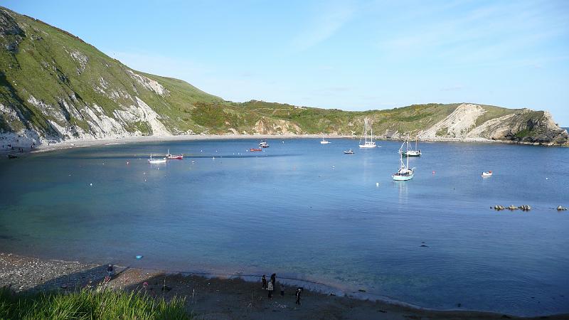 P1000309- Baie naturelle au cercle parfait de Lulworth Cove.JPG - Baie naturelle au cercle parfait de Lulworth Cove